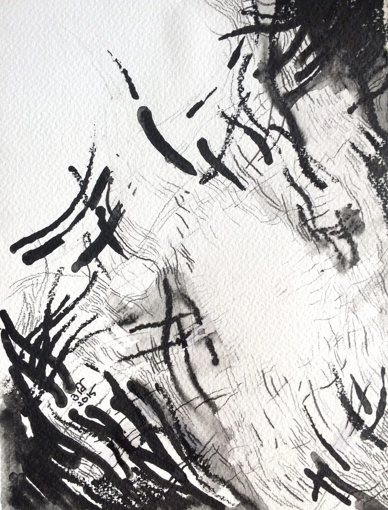 Life's Grey - A series of drawings